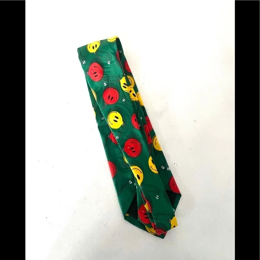 HONORS smiley ornament men’s holiday necktie